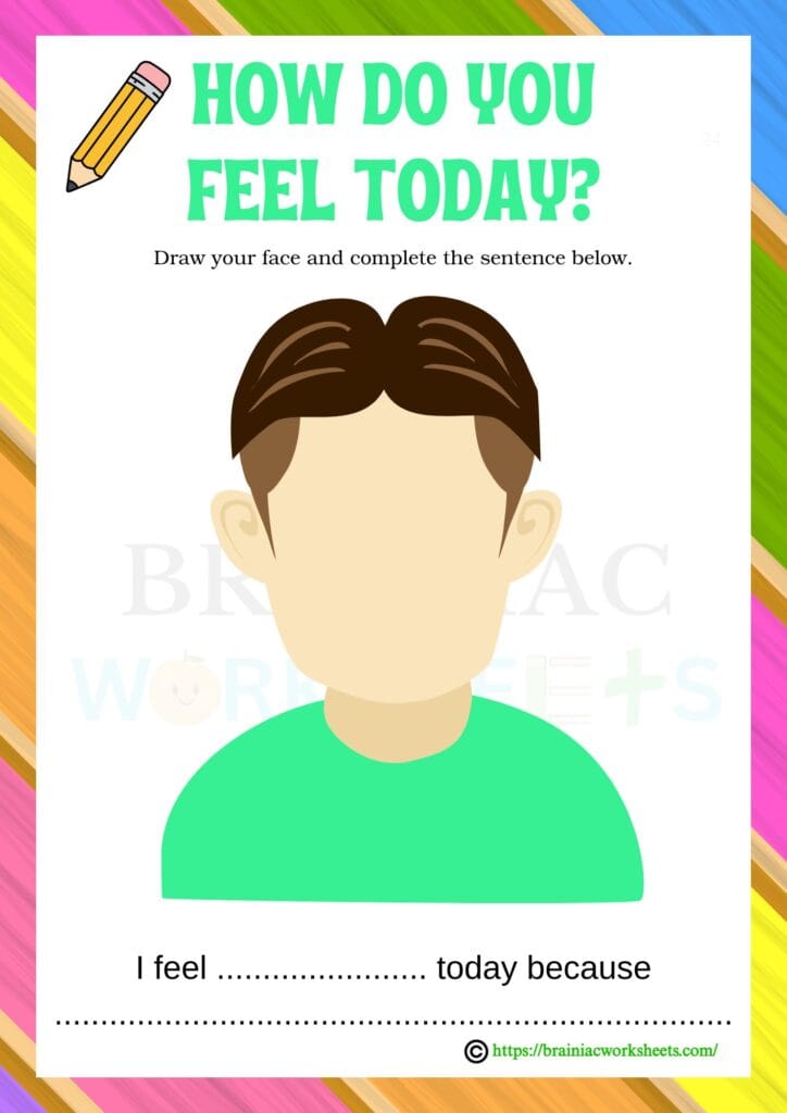 English worksheet for class 2