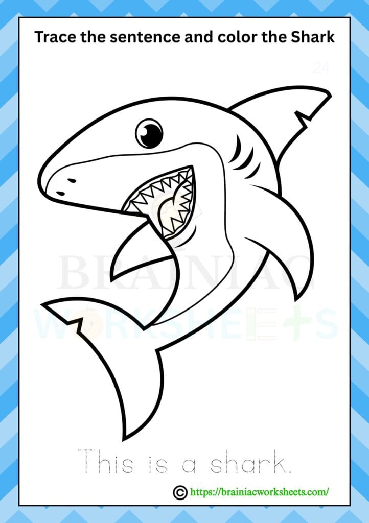 ukg English worksheet