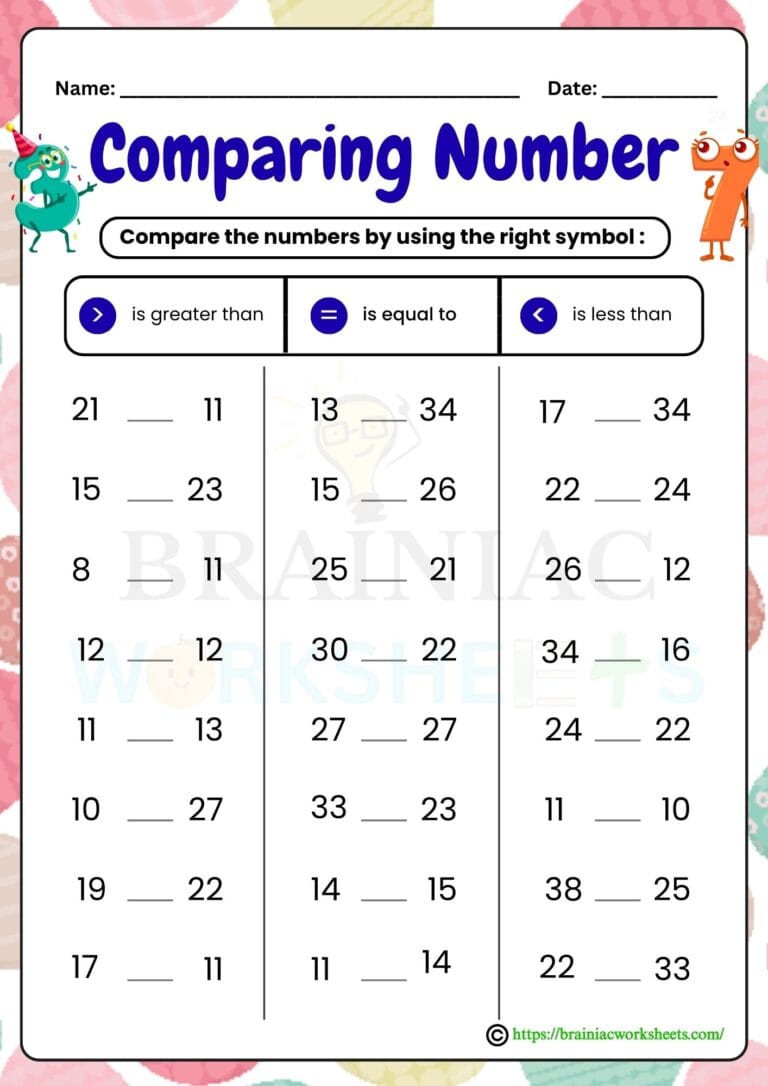 maths worksheet for class 1