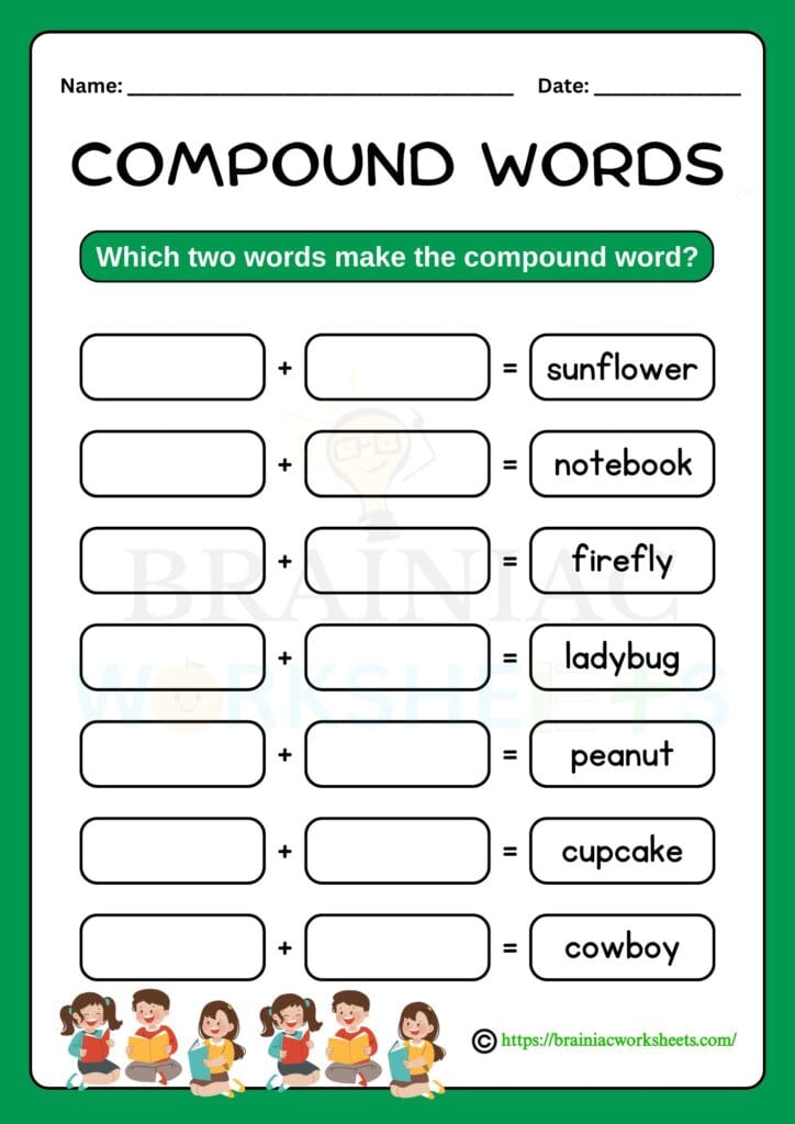 English worksheet for class 1