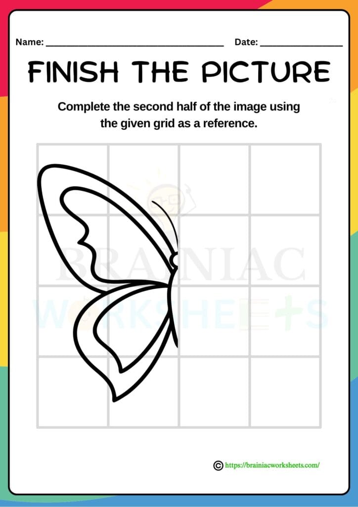 drawing worksheet for class 1