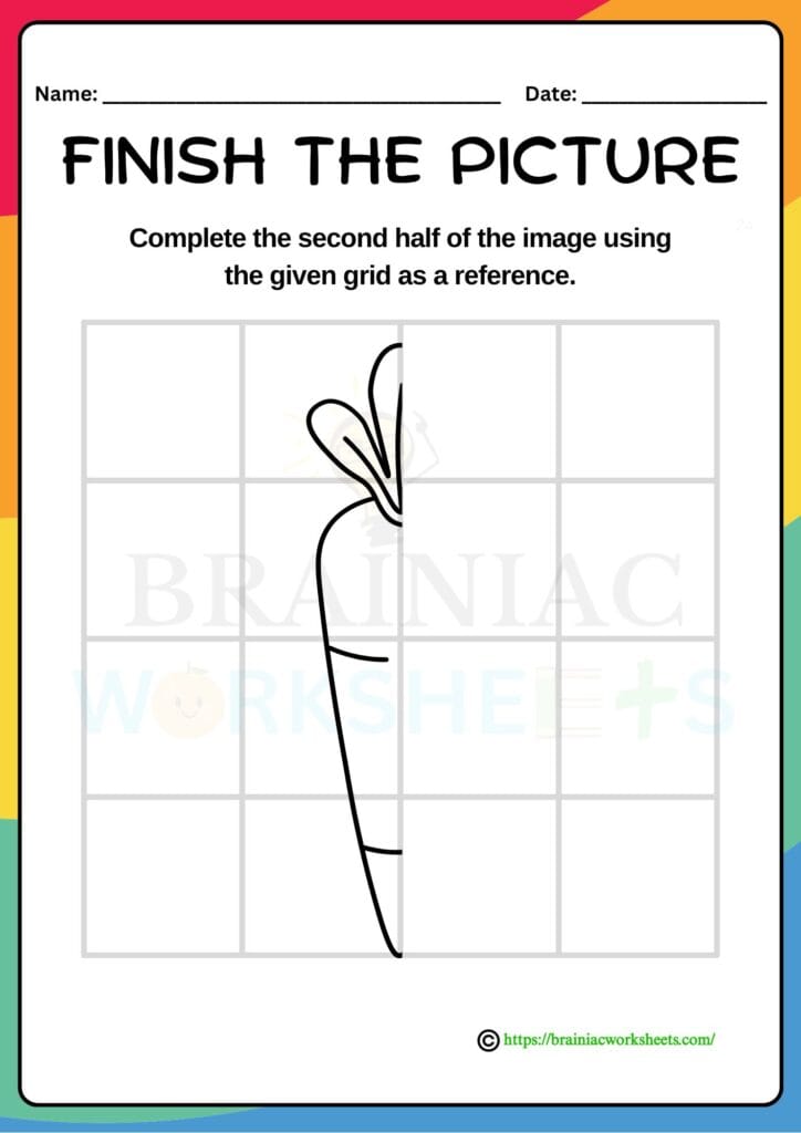 ukg drawing worksheet