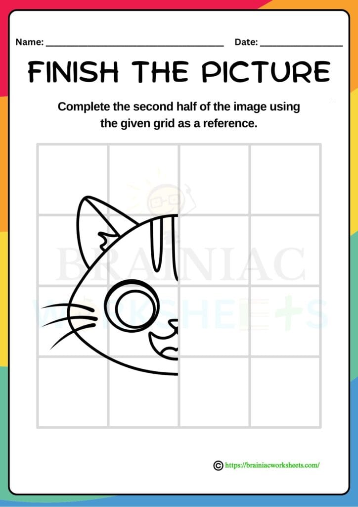 drawing worksheet for class 1