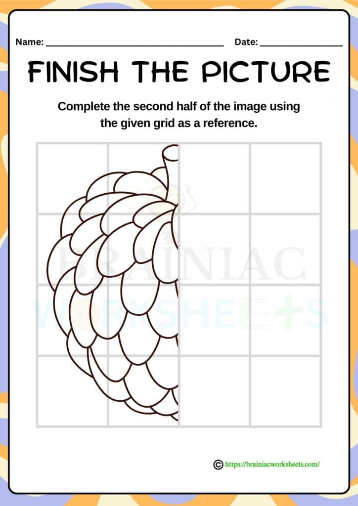 drawing worksheet for class 1