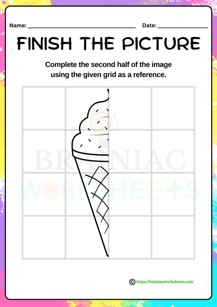 drawing worksheet for class 1