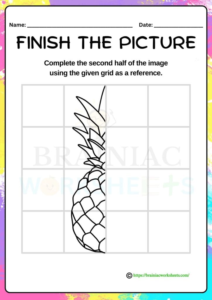 drawing worksheet for class 1