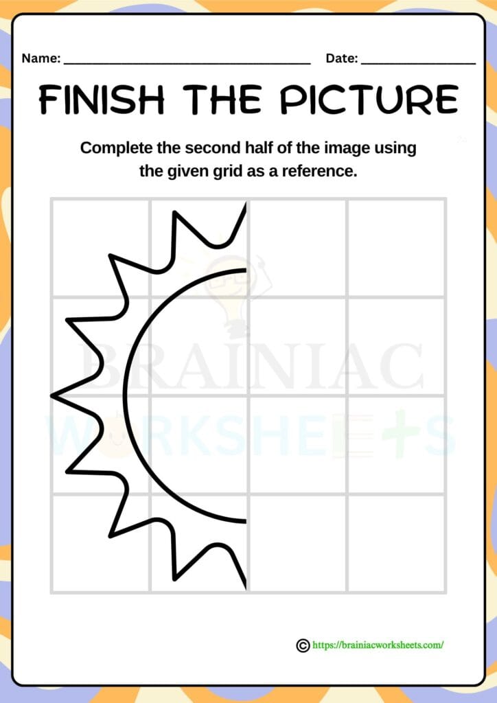 ukg drawing worksheet
