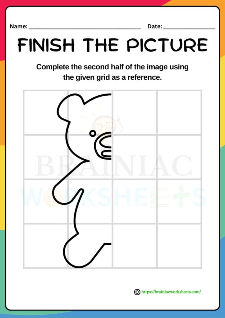 ukg drawing worksheet