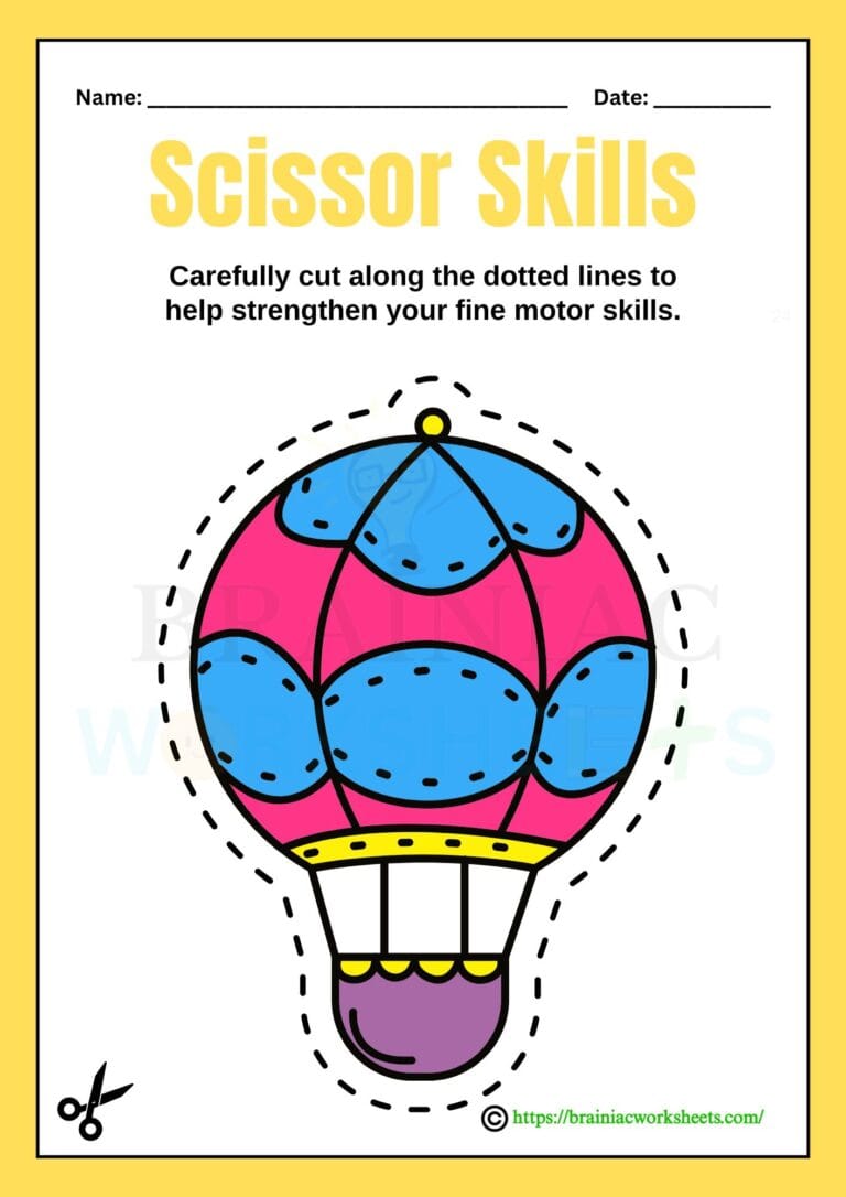 ukg drawing worksheet