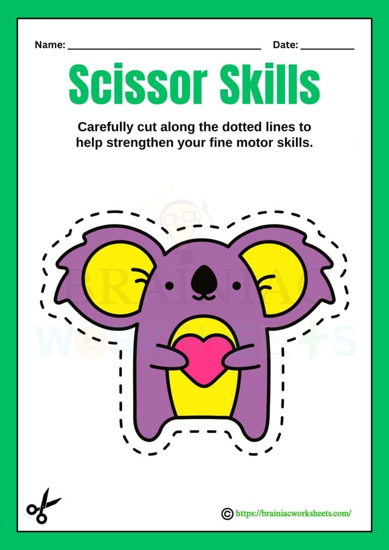 ukg drawing worksheet