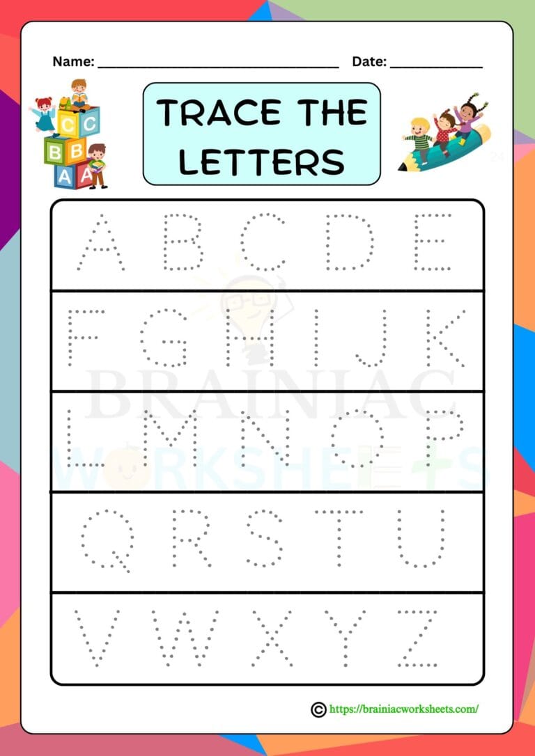 lkg English worksheet