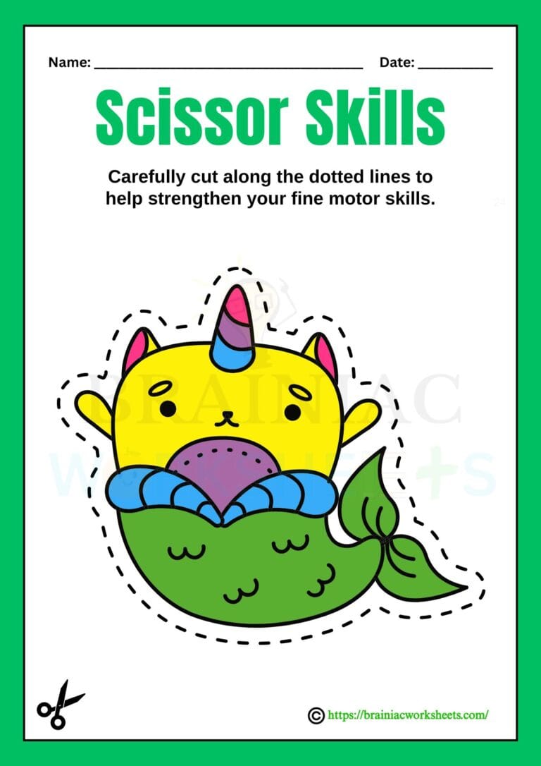 ukg drawing worksheet