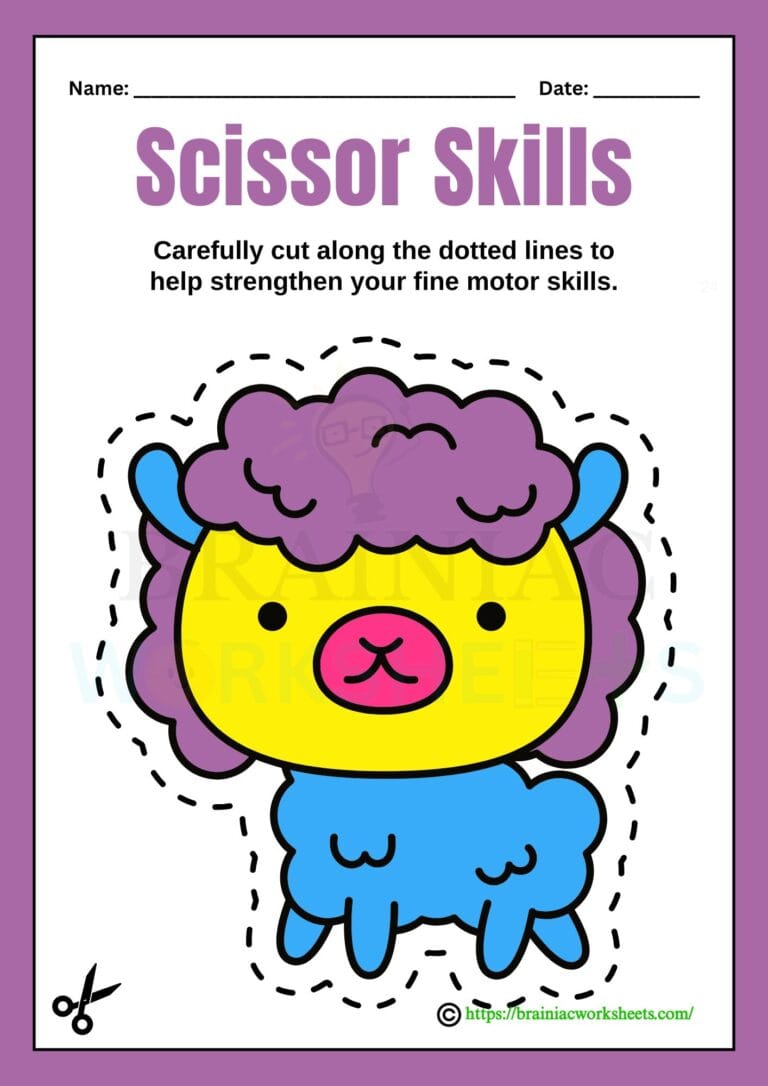 ukg drawing worksheet