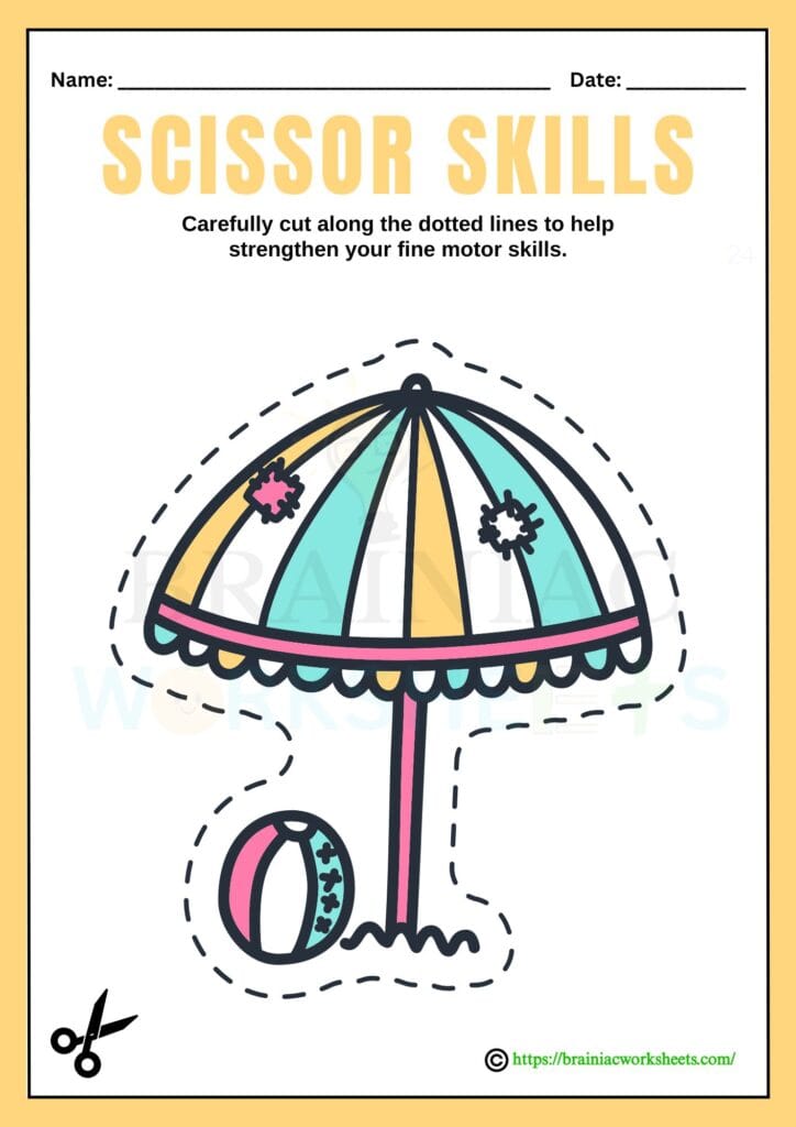 ukg drawing worksheet