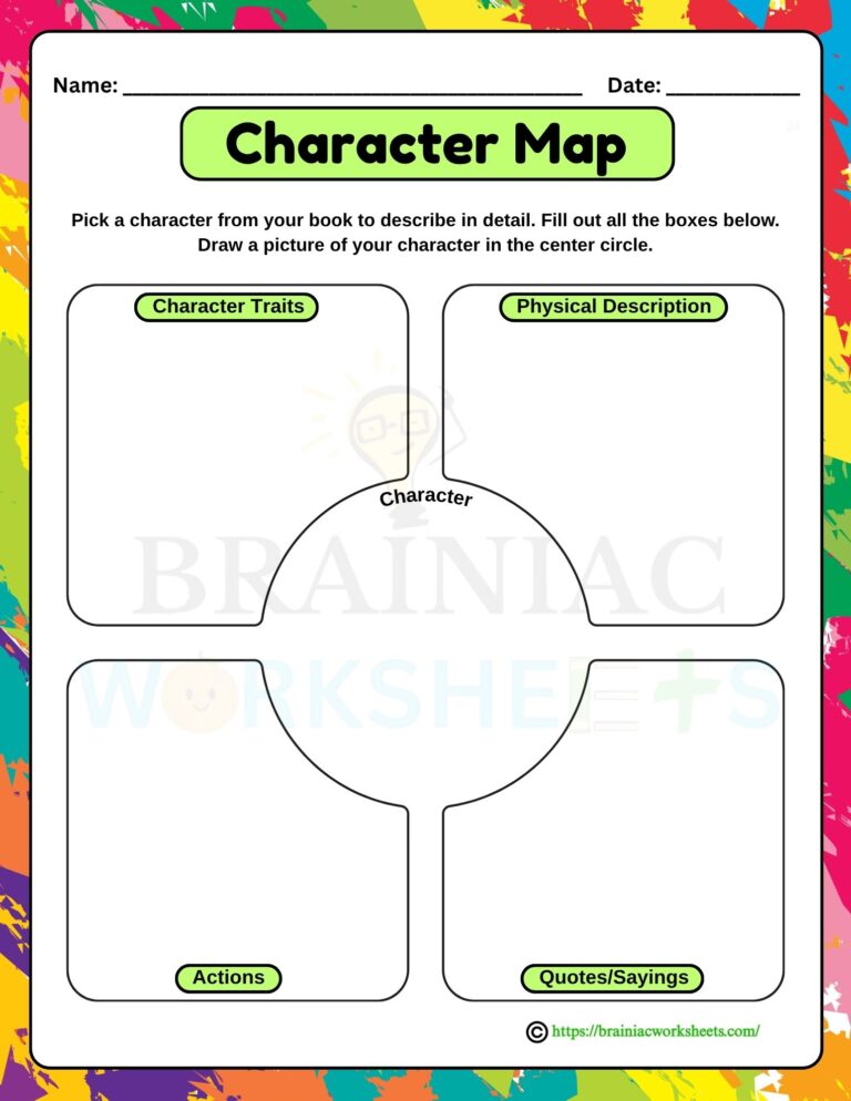 English worksheet for class 5