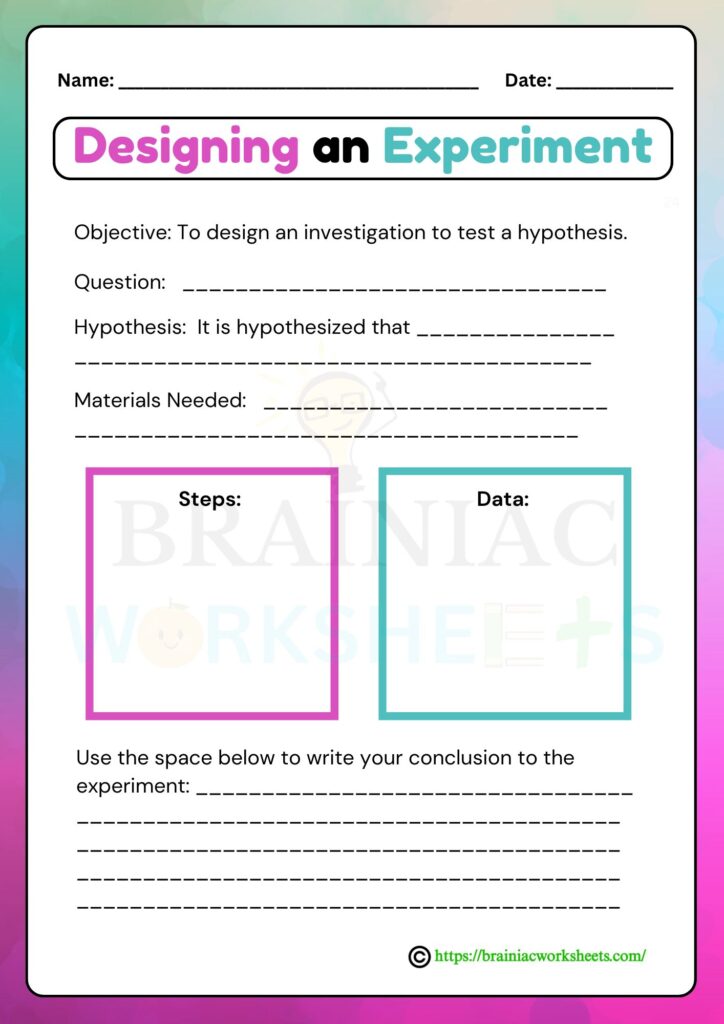 science worksheet for class 5