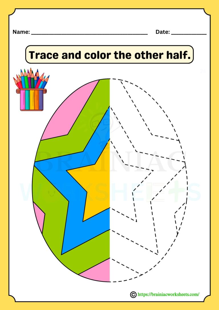 ukg drawing worksheet