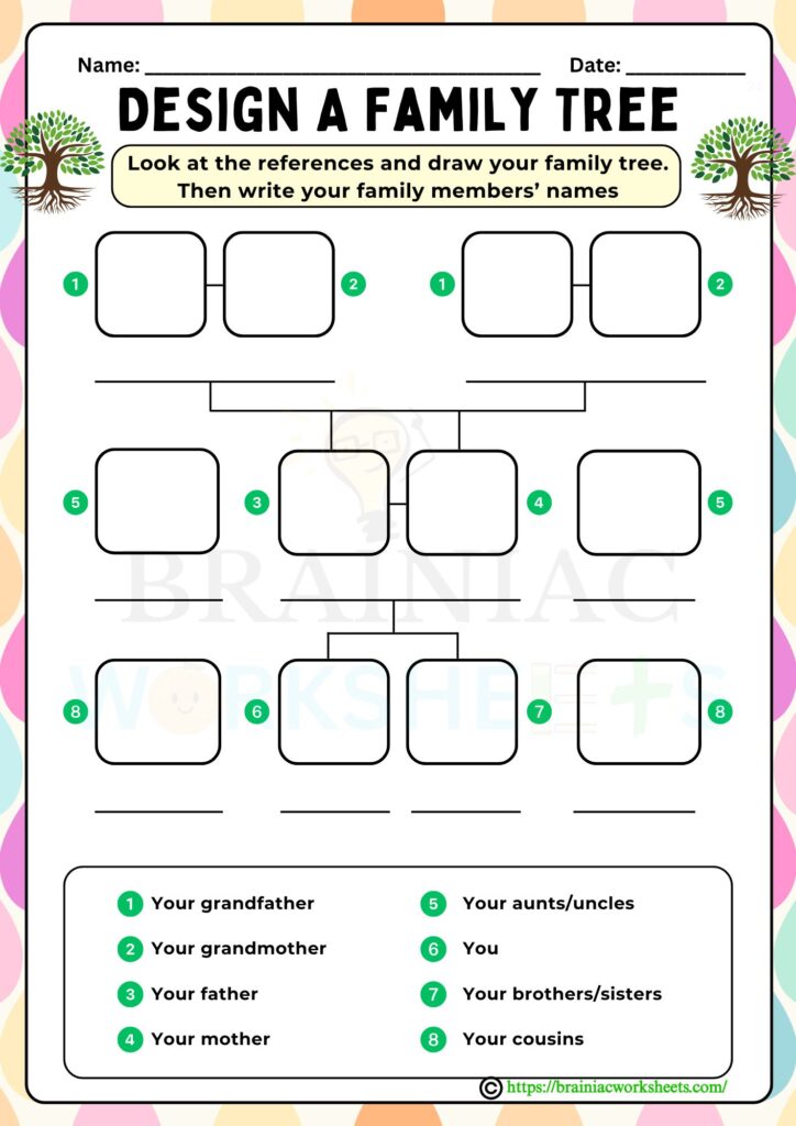 English worksheet for class