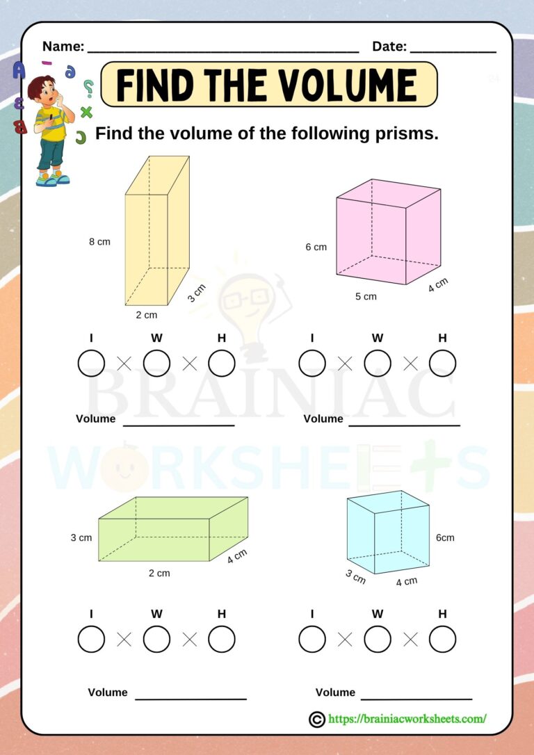 maths worksheet for class 4