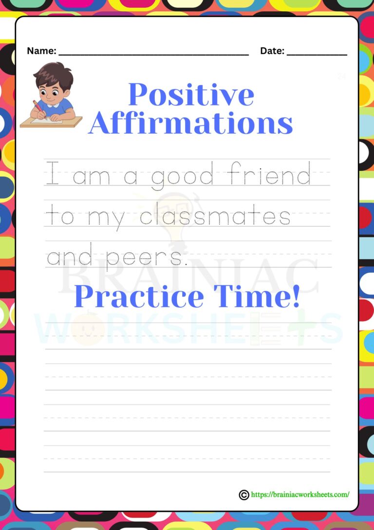 ukg English worksheet