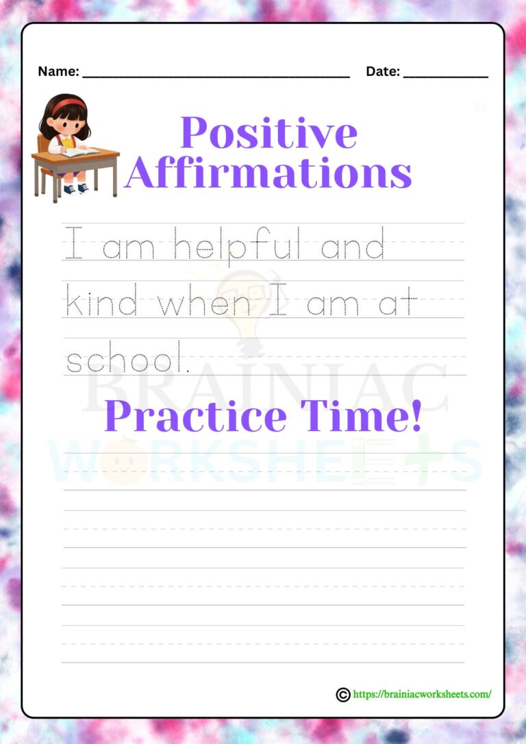 ukg English worksheet