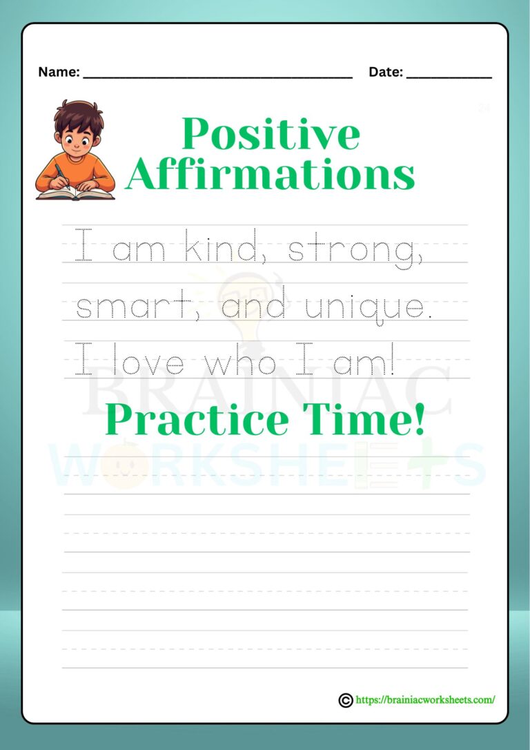 ukg English worksheet