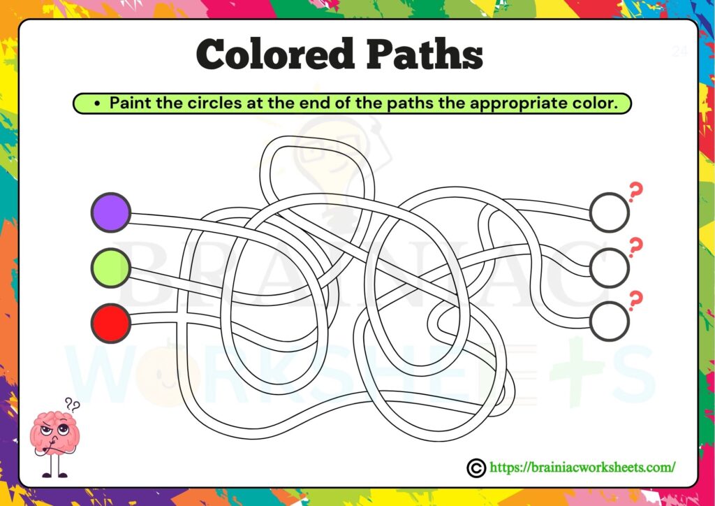drawing worksheet for class 1
