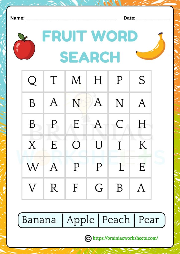 ukg English worksheet