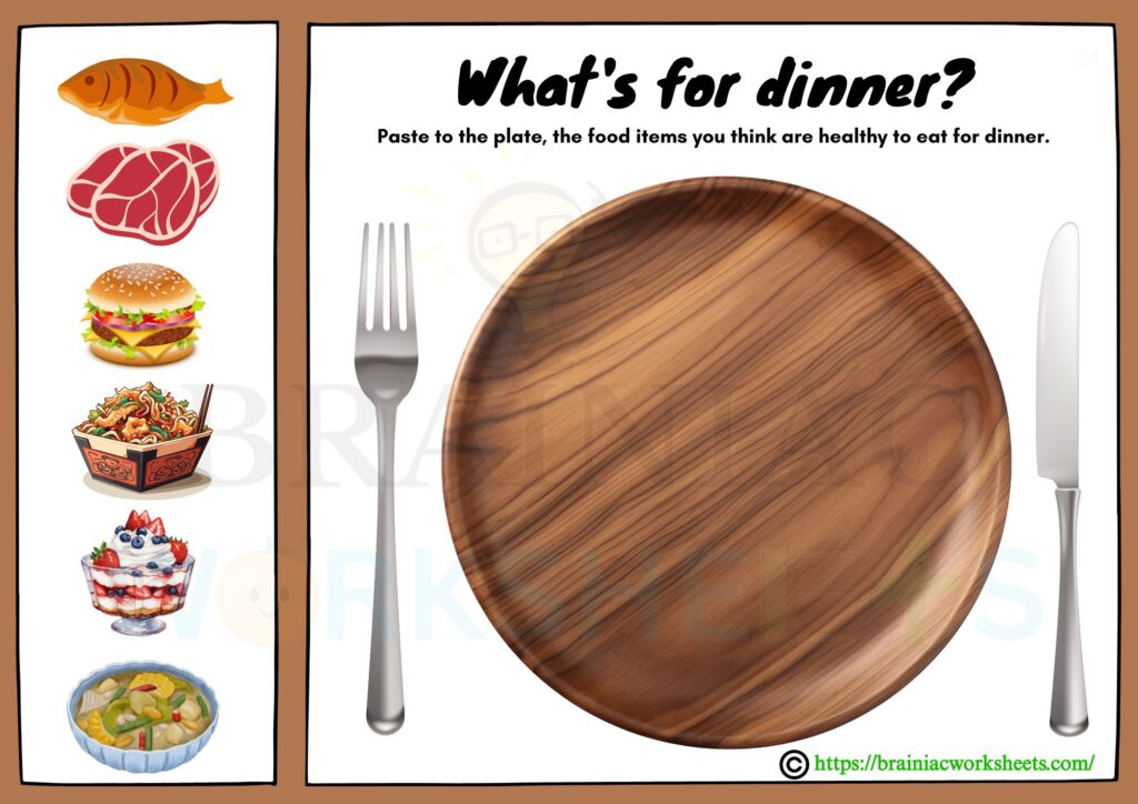 ukg science worksheet